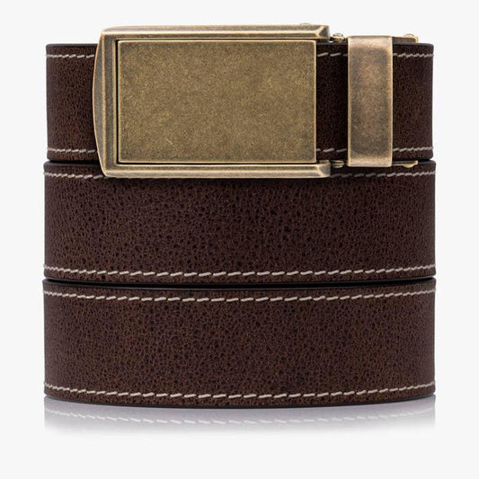 Woodland Premium Full Grain Leather Belts - SlideBelts