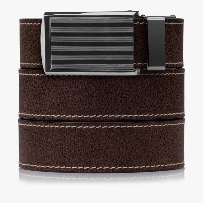 Woodland Premium Full Grain Leather Belts - SlideBelts