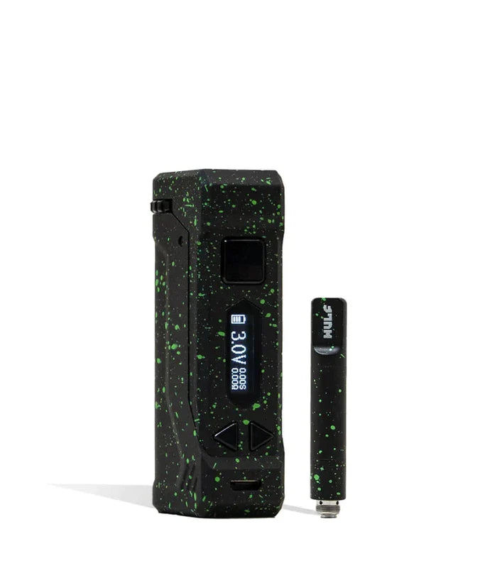 Black Green Splatter