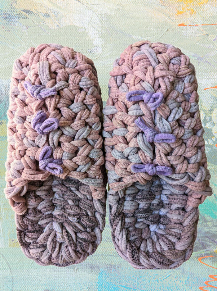 XL | Knit up-cycle slippers 2023-XL42 [XL] - Heiwa Slipper