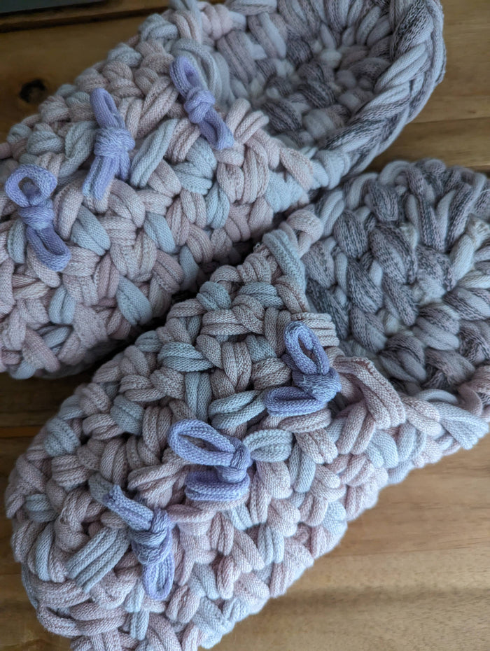XL | Knit up-cycle slippers 2023-XL42 [XL] - Heiwa Slipper