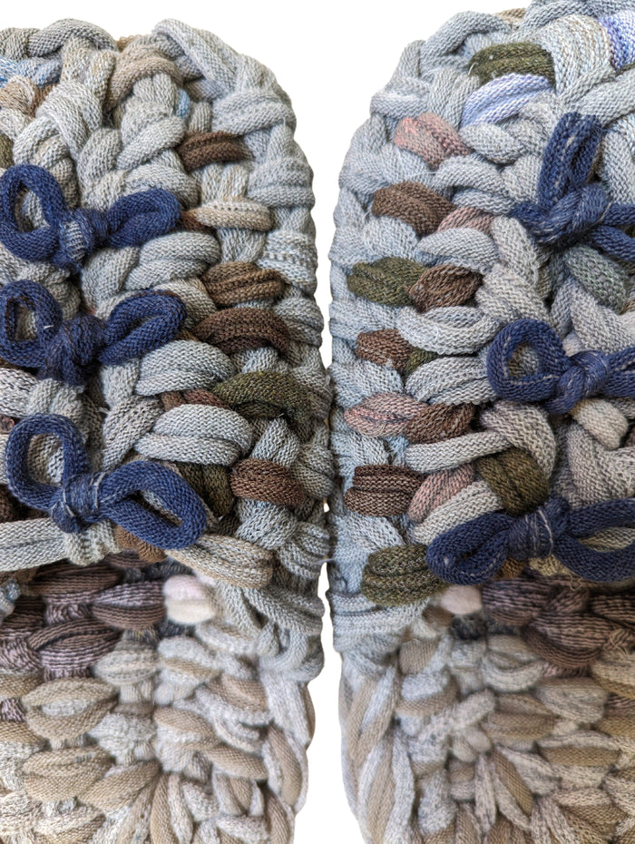 XL | Knit up-cycle slippers 2024-XL77 [XL]