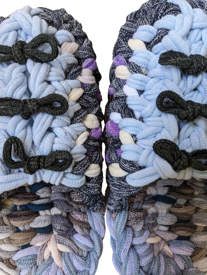 XL | Knit up-cycle slippers 2024-XL78 [XL]