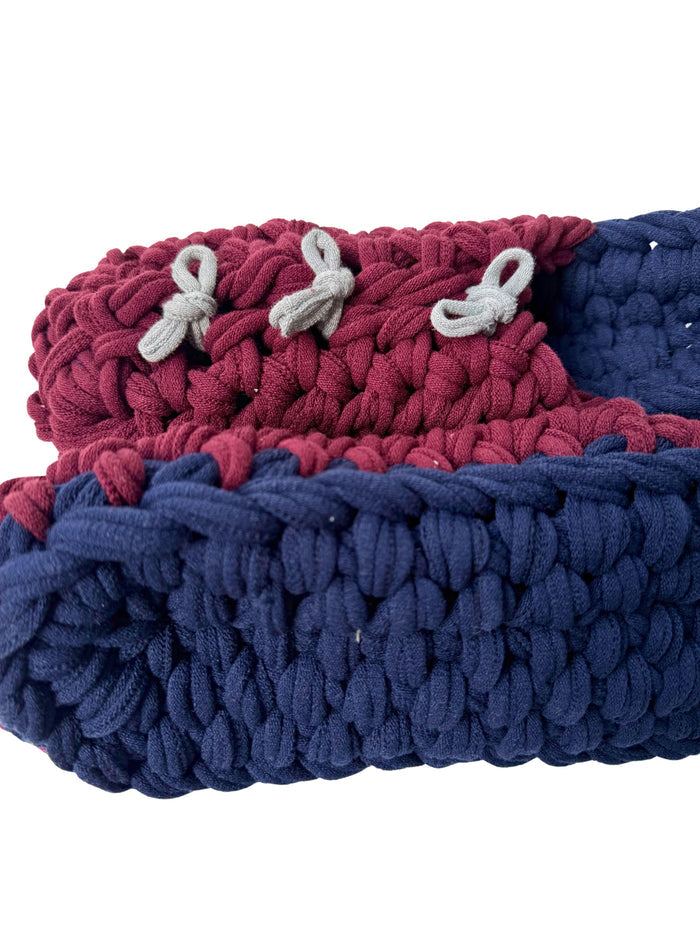 XL | Knit up-cycle slippers 2025-XL03 [XL]