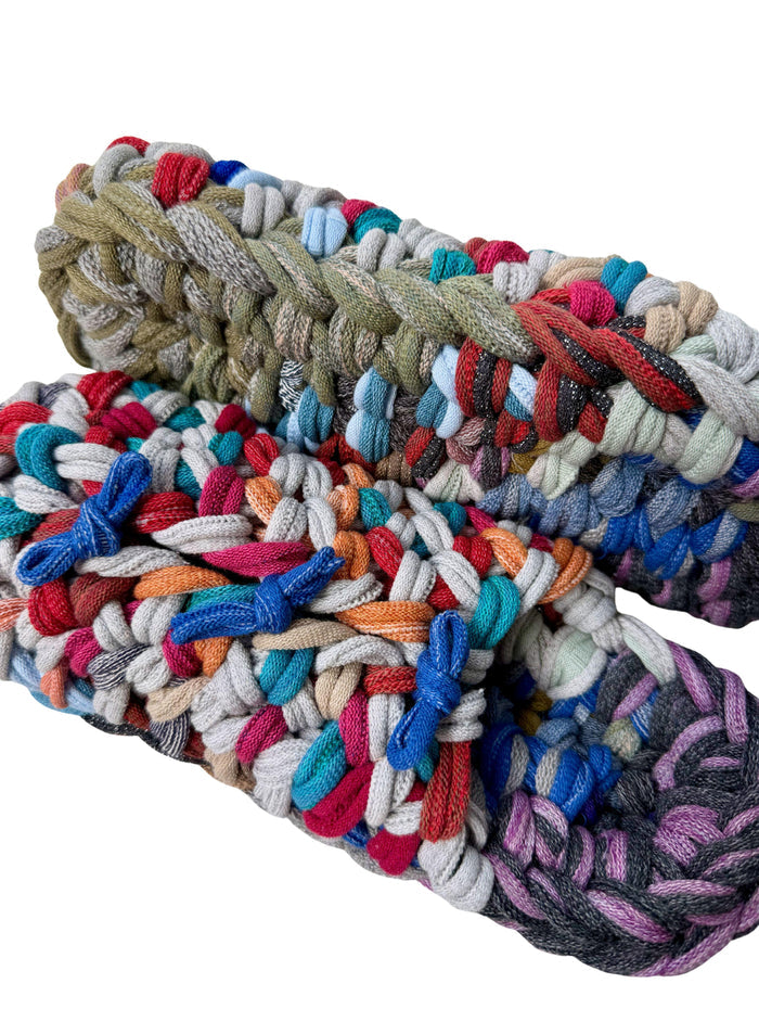 XL | Knit up-cycle slippers 2025-XL05 [XL]