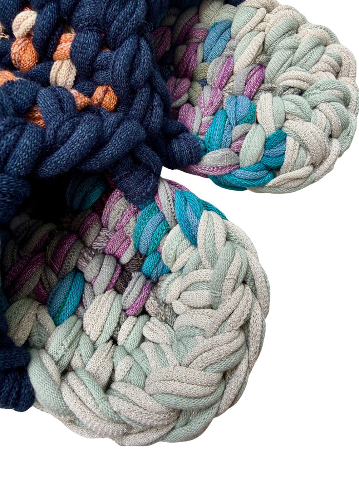 XL | Knit up-cycle slippers 2025-XL11 [XL]