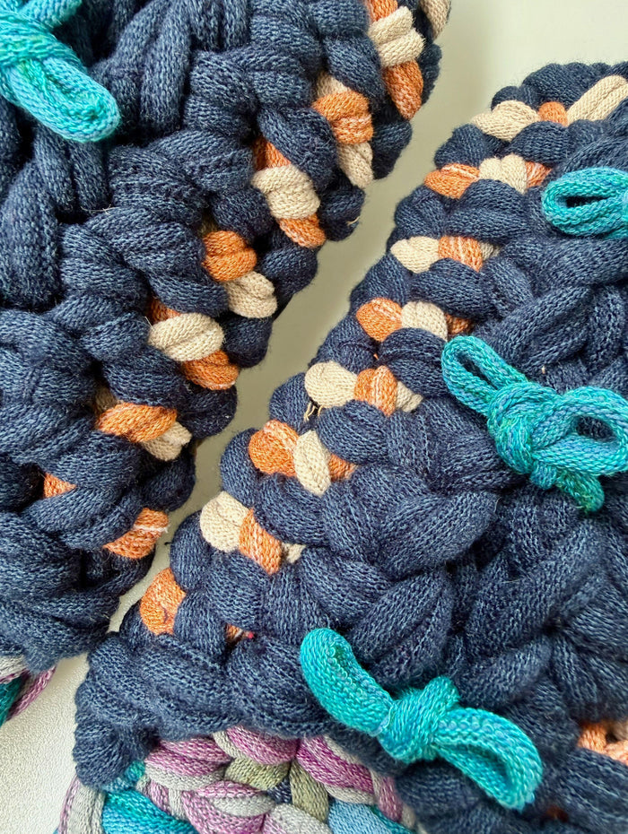 XL | Knit up-cycle slippers 2025-XL11 [XL]