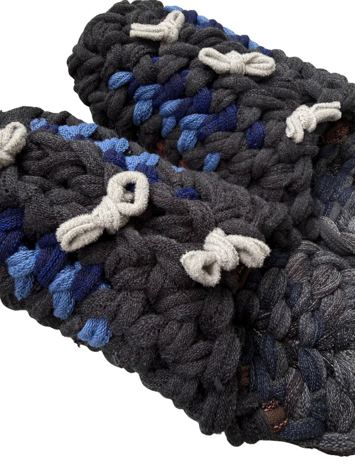 XL | Knit up-cycle slippers 2025-XL14 [XL]