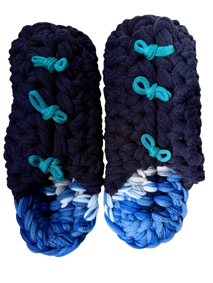 XL | Knit up-cycle slippers 2025-XL16 [XL]