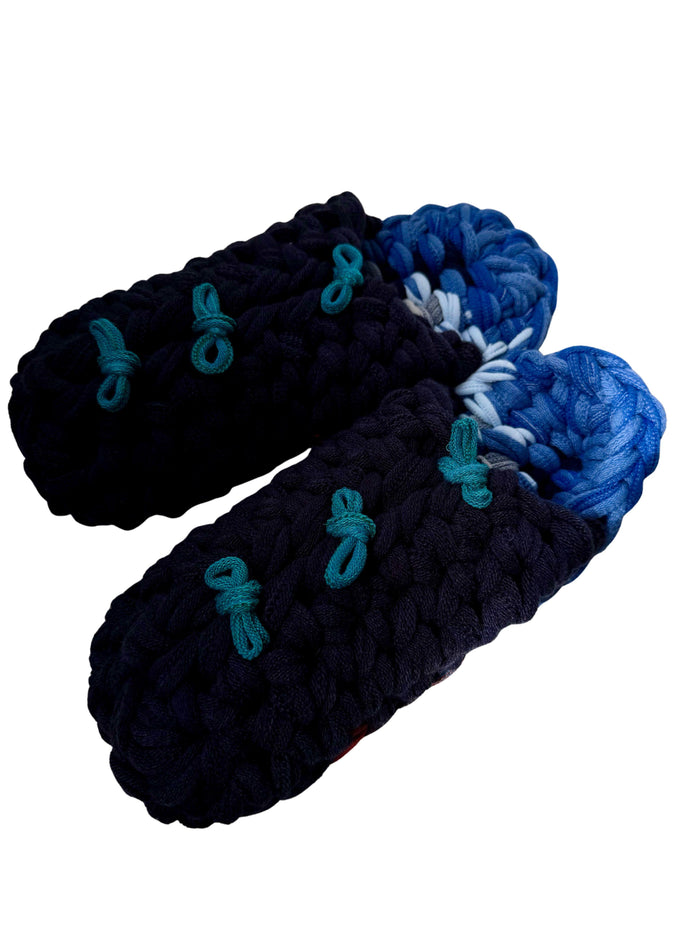XL | Knit up-cycle slippers 2025-XL16 [XL]