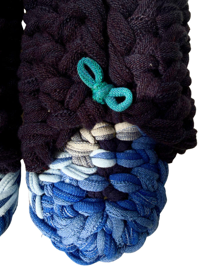 XL | Knit up-cycle slippers 2025-XL16 [XL]