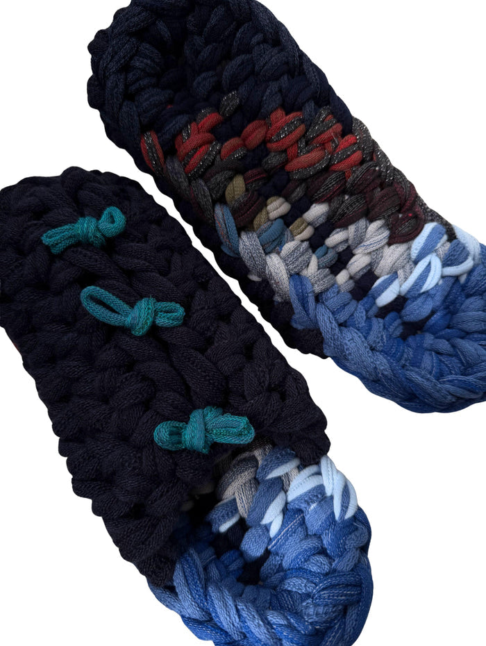 XL | Knit up-cycle slippers 2025-XL16 [XL]