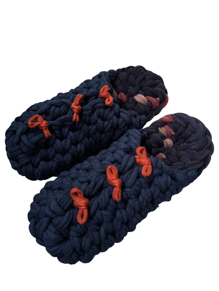 XL | Knit up-cycle slippers 2025-XL17 [XL]