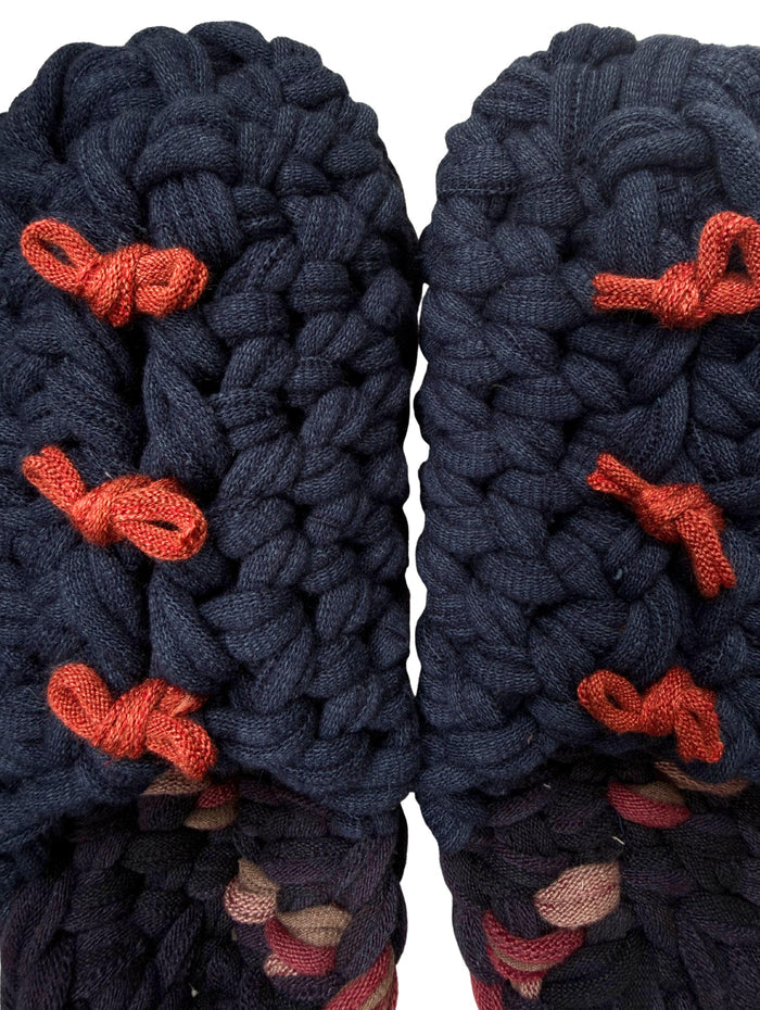 XL | Knit up-cycle slippers 2025-XL17 [XL]