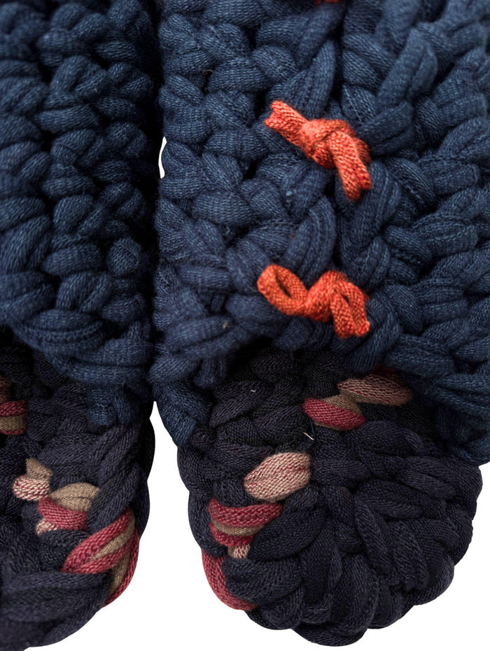 XL | Knit up-cycle slippers 2025-XL17 [XL]