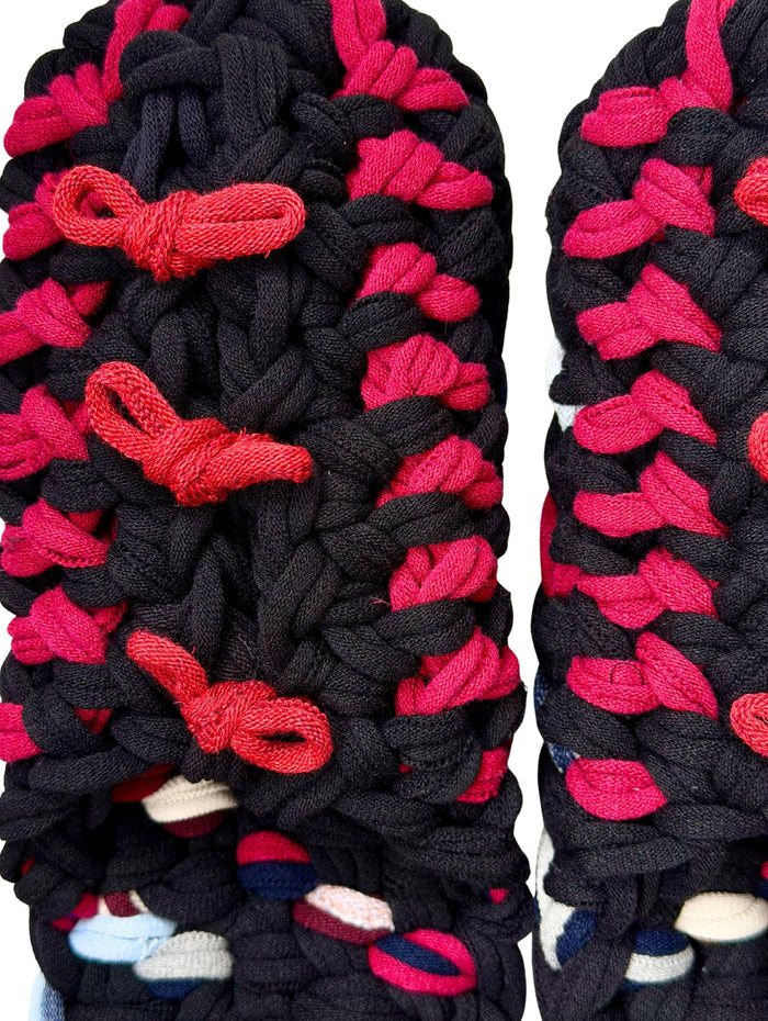XL | Knit up-cycle slippers 2025-XL22 [XL]