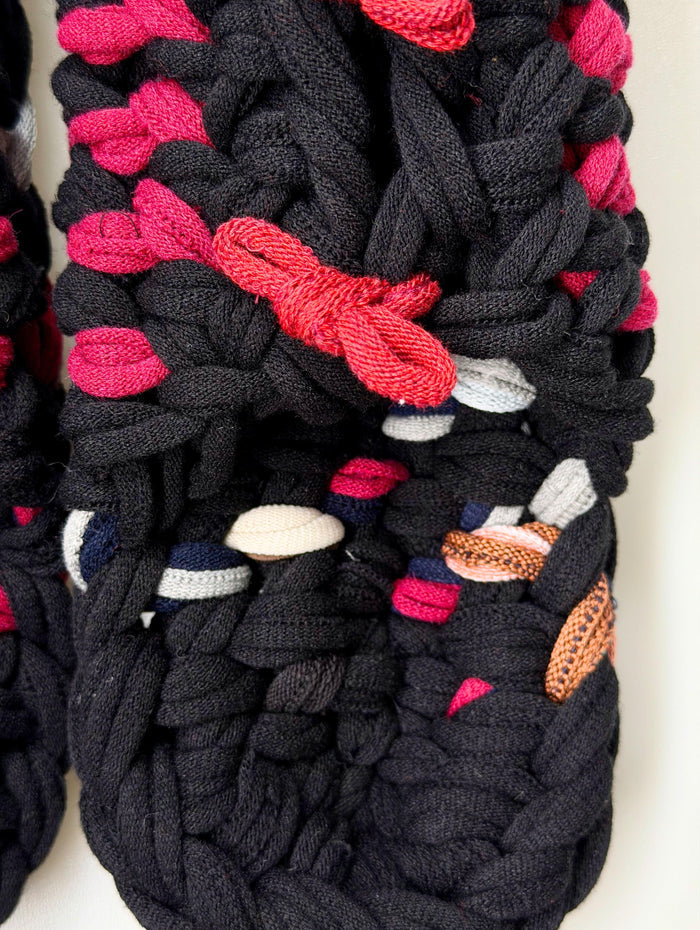 XL | Knit up-cycle slippers 2025-XL22 [XL]