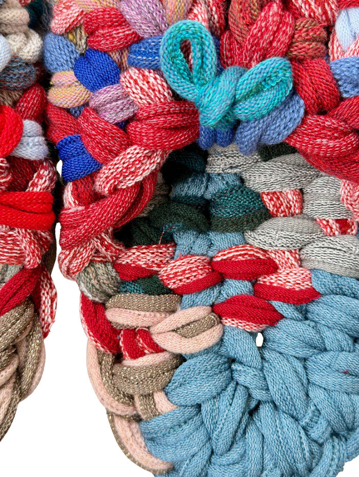 XL | Knit up-cycle slippers 2025-XL23 [XL] 28cm / Regular / 510g