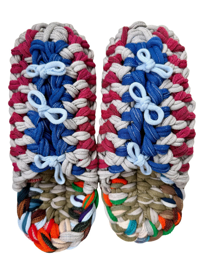 XL | Knit up-cycle slippers 2025-XL24 [XL] 27.5cm / Regular / 500g