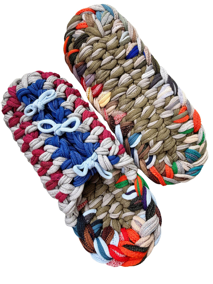 XL | Knit up-cycle slippers 2025-XL24 [XL] 27.5cm / Regular / 500g