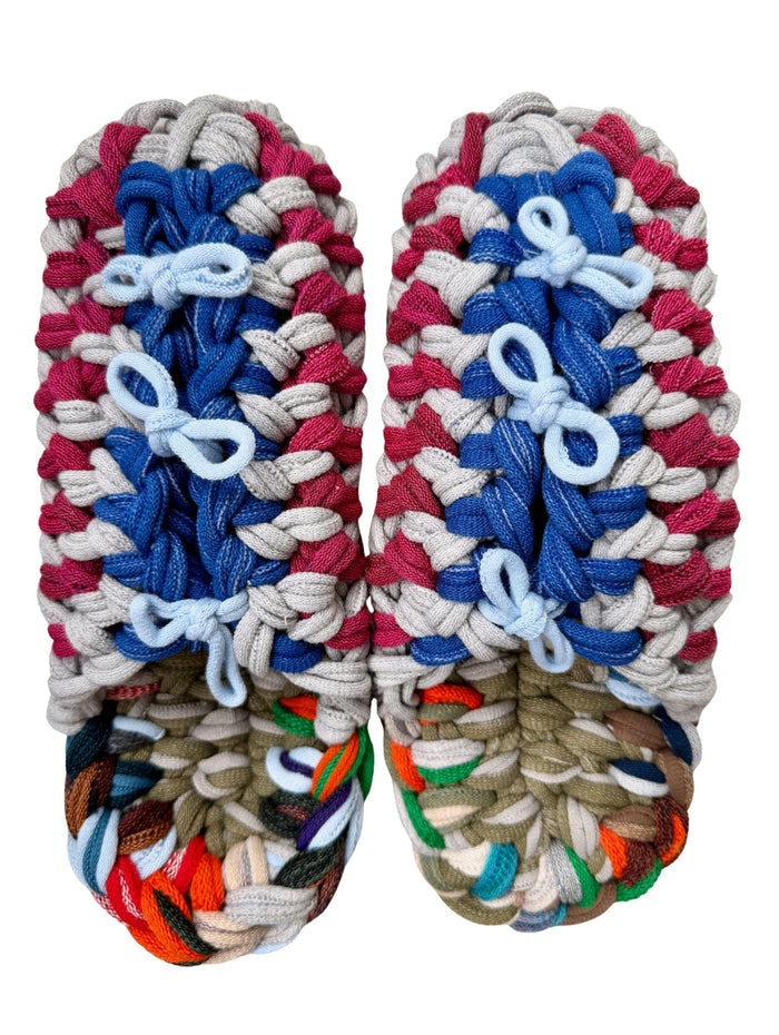 XL | Knit up-cycle slippers 2025-XL24 [XL] 27.5cm / Regular / 500g