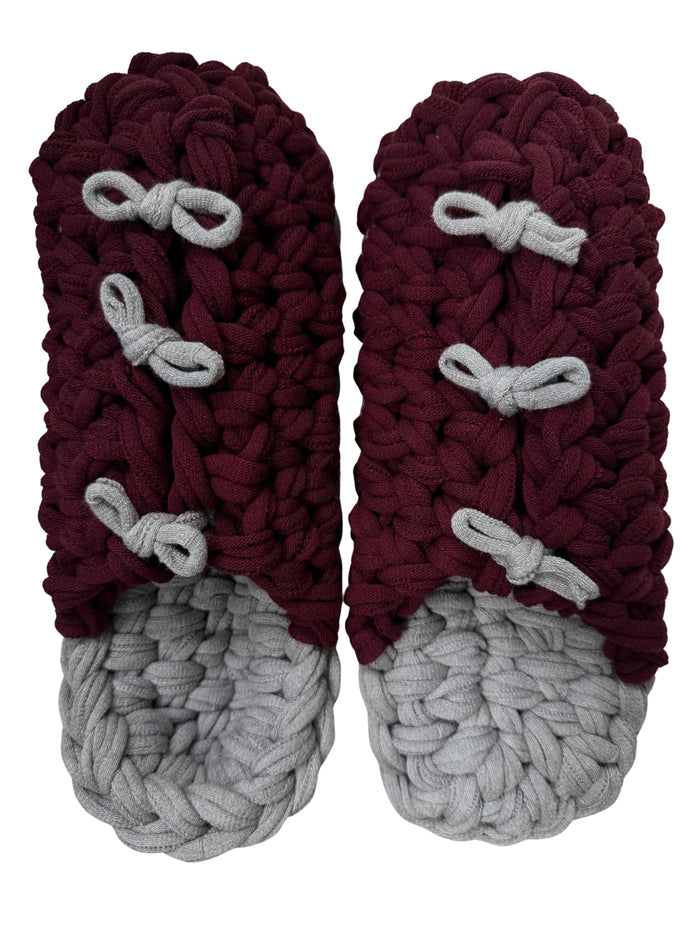XL | Knit up-cycle slippers 2025-XL25 [XL] 28cm / Regular / 500g