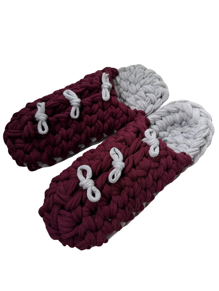 XL | Knit up-cycle slippers 2025-XL25 [XL] 28cm / Regular / 500g