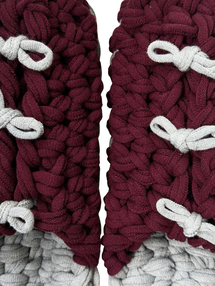 XL | Knit up-cycle slippers 2025-XL25 [XL] 28cm / Regular / 500g
