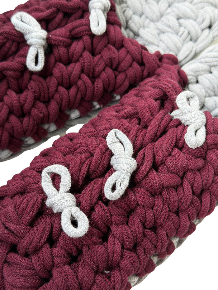 XL | Knit up-cycle slippers 2025-XL25 [XL] 28cm / Regular / 500g