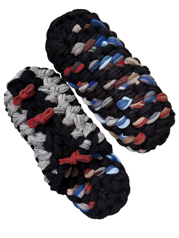 XL | Knit up-cycle slippers 2025-XL26 [XL] 27cm / Regular / 545g