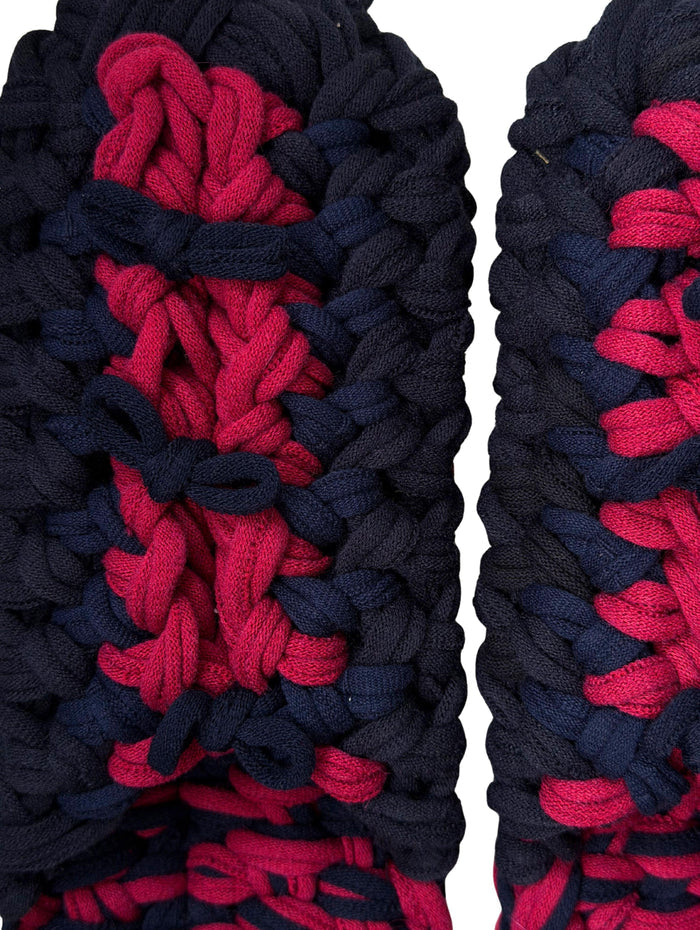 XL | Knit up-cycle slippers 2025-XL27 [XL] 29cm / Regular / 465g