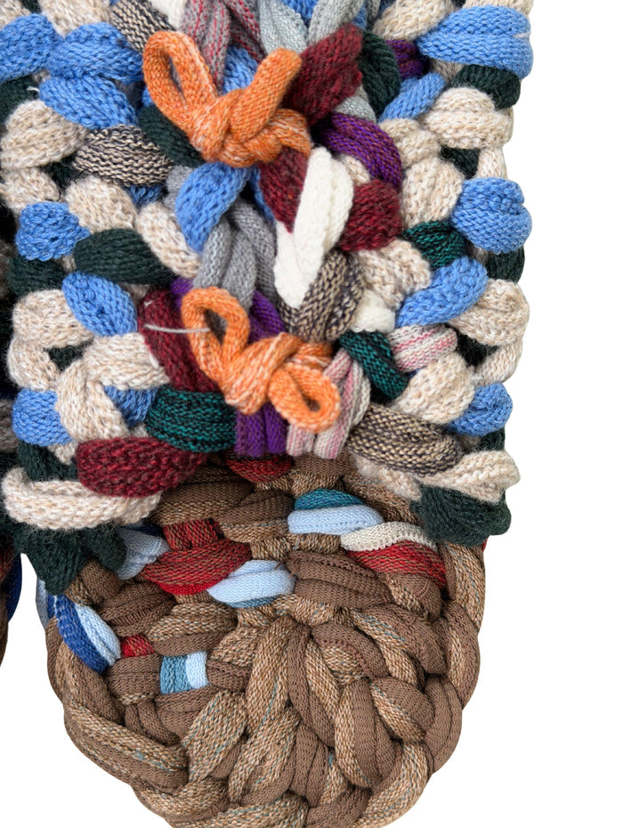 XL | Knit up-cycle slippers 2025-XL28 [XL] 27cm / Regular / 525g