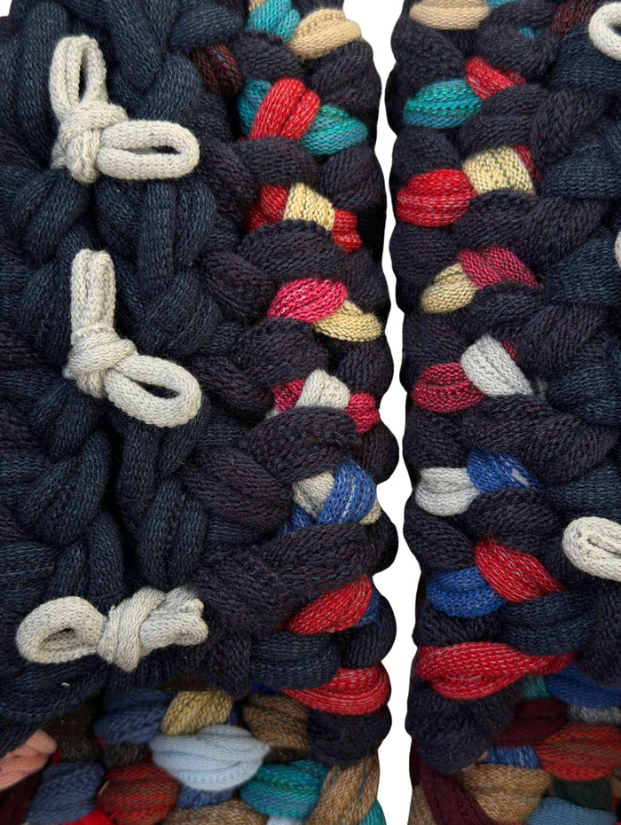 XL | Knit up-cycle slippers 2025-XL29 [XL] 29cm / Regular / 530g
