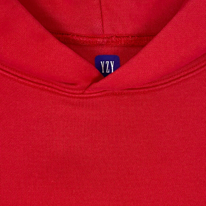 Yeezy Gap 2021 Double Layered Hoodie In Red