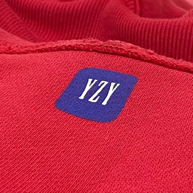 Yeezy Gap 2021 Double Layered Hoodie In Red