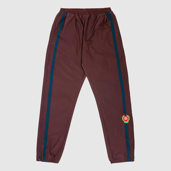 Yeezy Season 5 Crest Track Pants In Oxblood