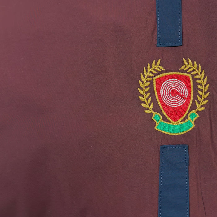 Yeezy Season 5 Crest Track Pants In Oxblood