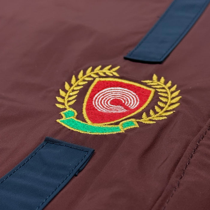 Yeezy Season 5 Crest Track Pants In Oxblood