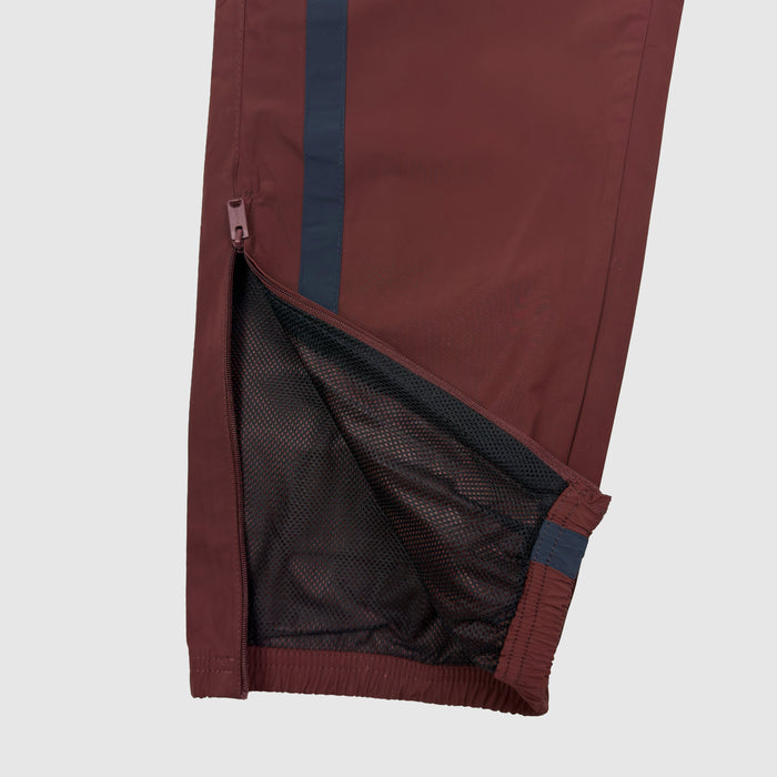Yeezy Season 5 Crest Track Pants In Oxblood