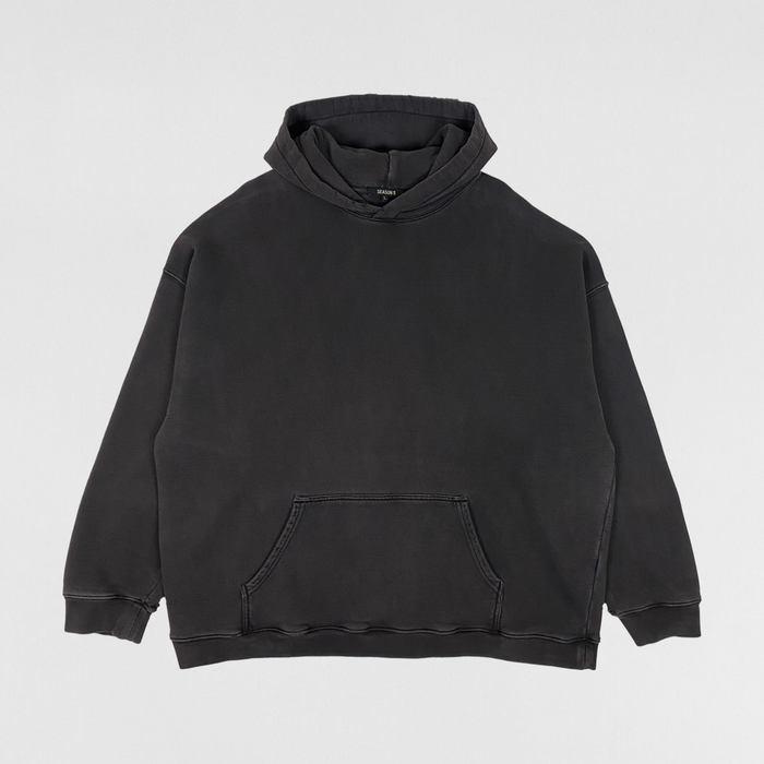 Yeezy Season 5 Over Dyed Hoodie In Ink