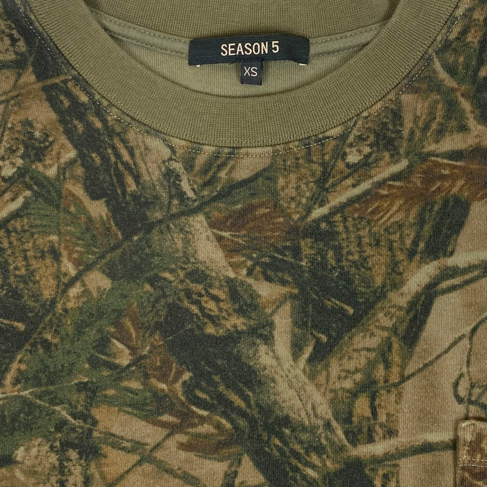 Yeezy Season 5 Pocket Long Sleeve In Wolves Camo