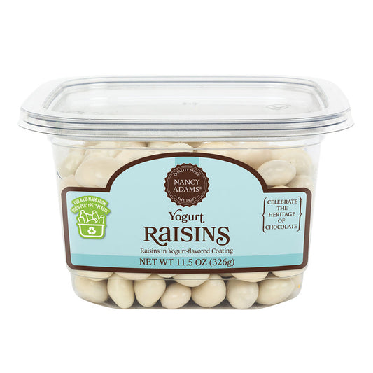 Yogurt Covered Raisins Candy - 12 Count Tubs