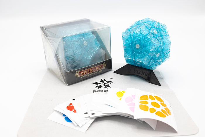 YuXin Little Magic Megaminx (Limited Edition) - Transparent Light Blue