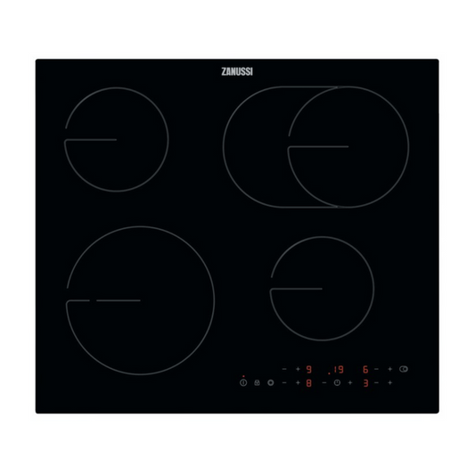 Zanussi 4 Zone Electric Ceramic Hob | Black