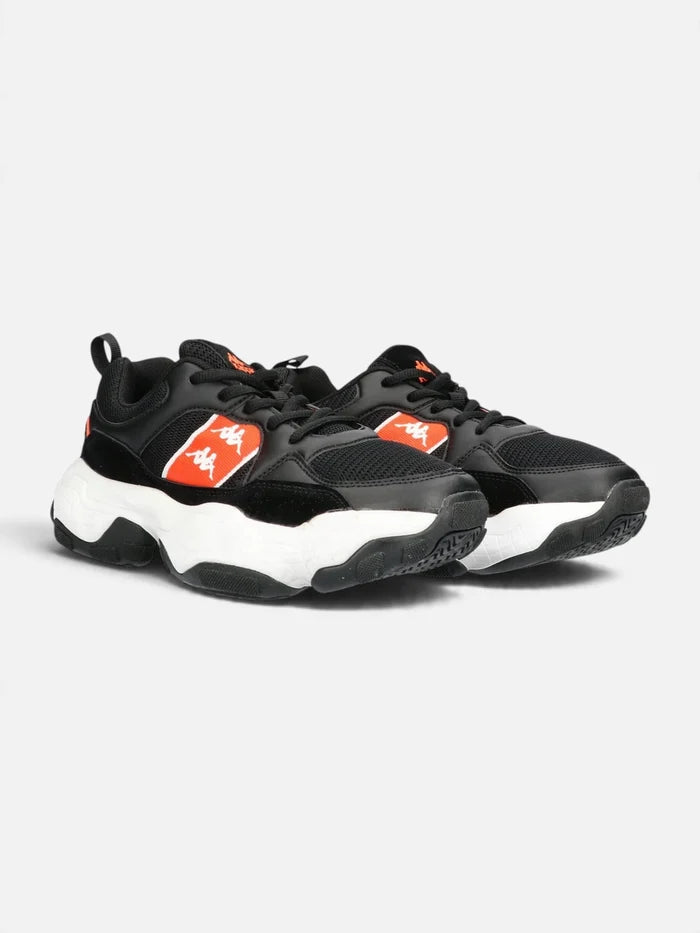 Zapatillas Mujer Kappa Banda Raesa Negro Naranja