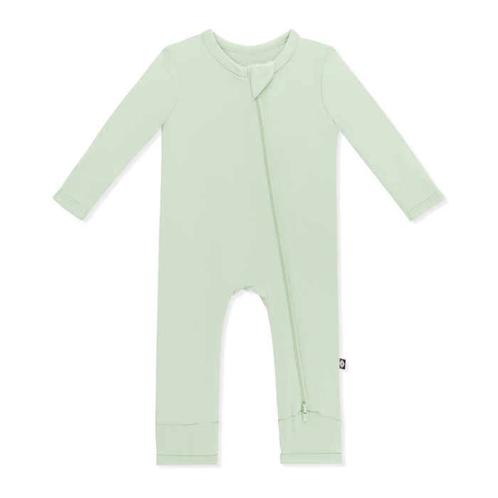 Product photo of the Zippered Romper in Basil