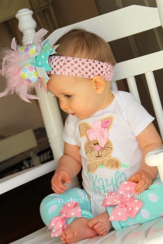 Baby Girl Easter Bunny Outfit - Hippity Hop