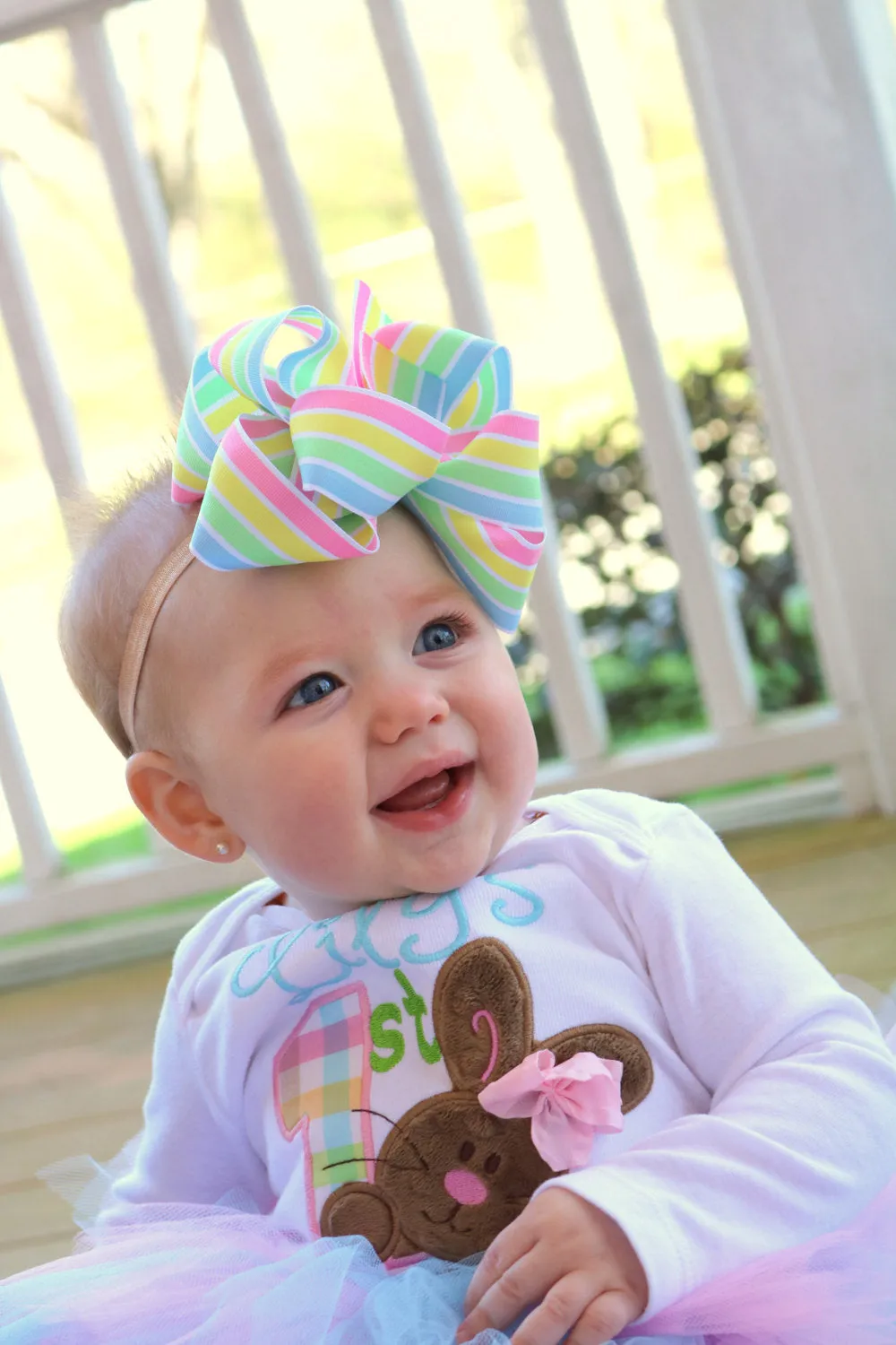 Baby Girl Easter Tutu Outfit - My 1st Easter Bunny Outfit
