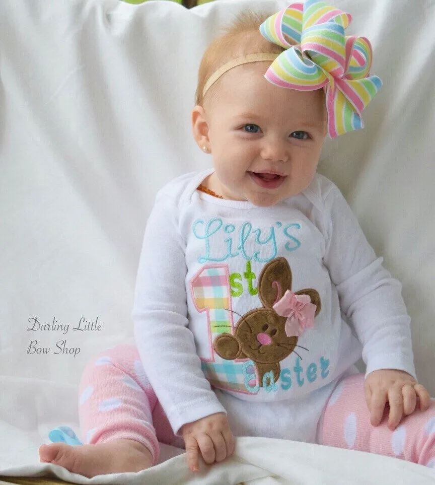 Baby Girl Easter Tutu Outfit - My 1st Easter Bunny Outfit