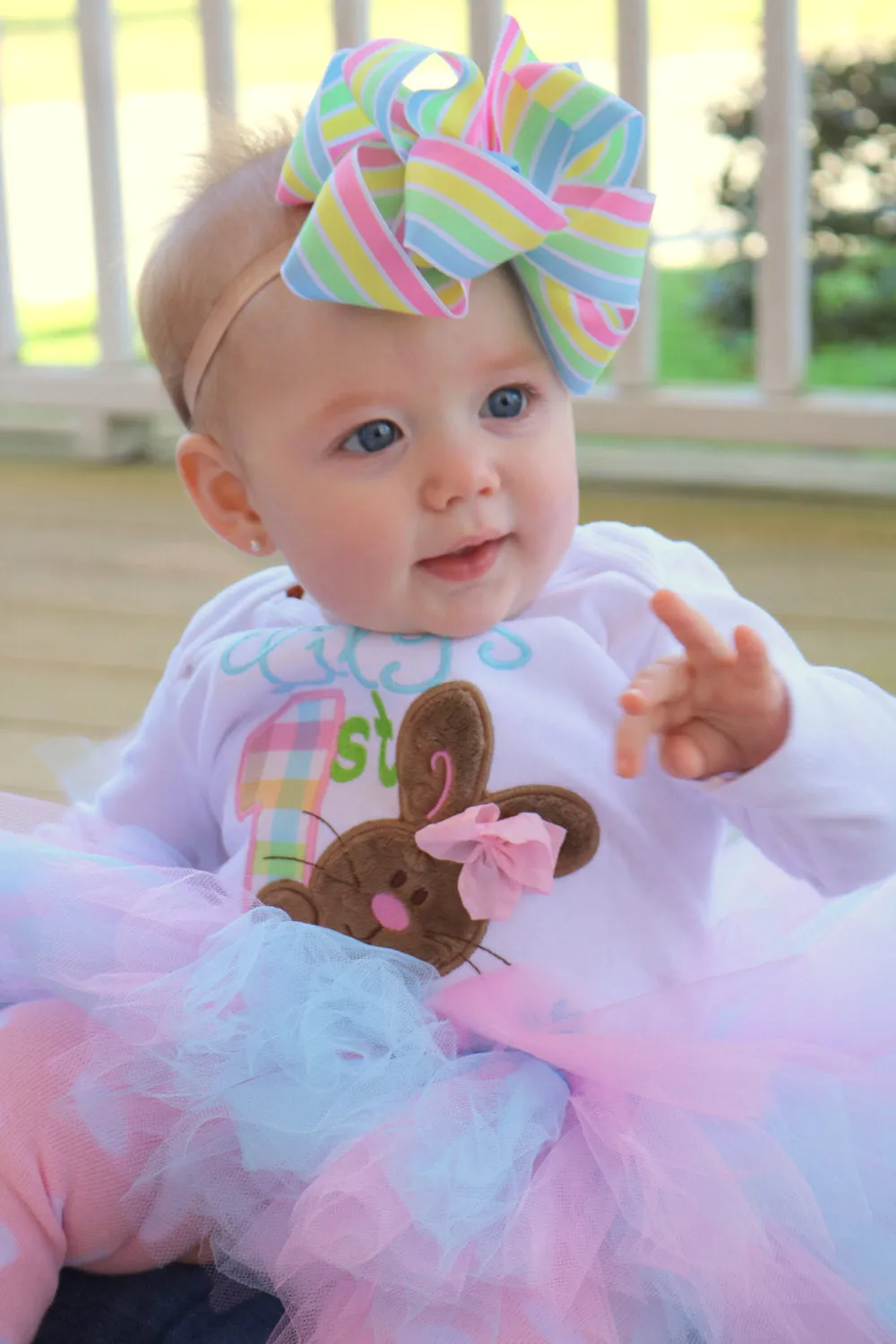 Baby Girl Easter Tutu Outfit - My 1st Easter Bunny Outfit